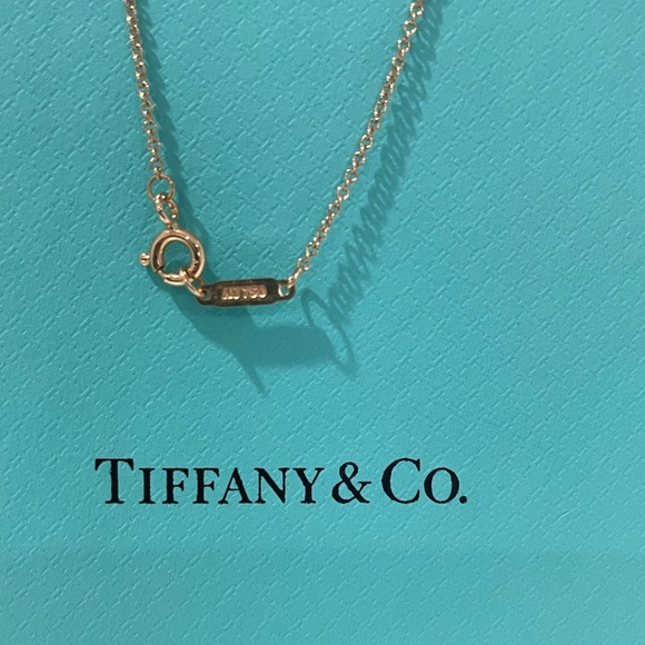 Tiffany & Co Chain in 18k rose gold, 24" long. Links - Picture 4 of 4